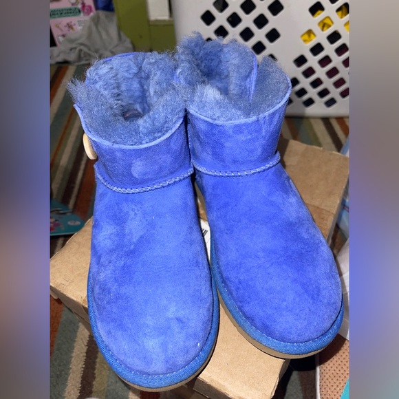 UGG Vibrant Blue Suede Boots